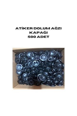 Dolum Ağzı Kapak Kapağı Atiker 500 Adet- Atikoğlu
