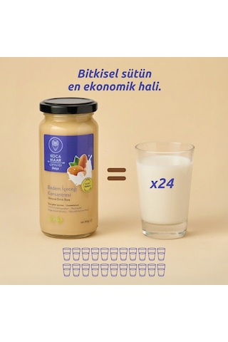 Kocamaar Badem İçeceği Konsantresi %100 Badem 240 G