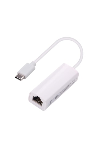 Type-c Usb Rj45 Ethernet 10/100 Çevirici Adaptör Win10/mac/linux