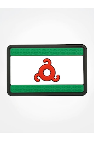 Tactochno Pvh Şerit 'inguşetya Bayrağı' Siyah Arka Plan 197314273