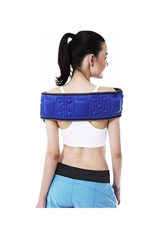 5 Motorlu Titreşimli Masaj Aleti Göbek Kemeri Selülit Cihazı Eritme Zayıflama Siyah