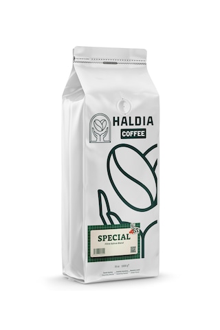 Haldia Coffee Special Filtre Kahve Blend 1000gr. Arabica Orta- Koyu Kavrum Yoğun Gövde, Yoğun Tat Çekirdek Kahve