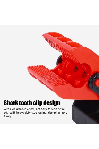 Symbee Araç Paspasları Temizleme Kancaları - Oto Yıkama Salonu Kullanıma Özel Duvar Takılı Sabitleyici Kırmızı, 4 Adet Set