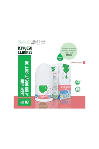 %100 Doğal Roll-on Deodorant, Vegan, 50 Ml