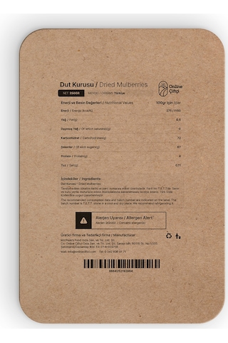 Online Çiftçi Dut Kurusu 4 x 250 G