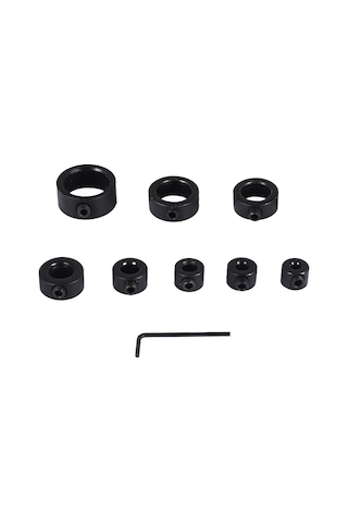 Kasa Paketi Ayarlanabilir Matkap Derinliği Halkası Durdurma Halkası Karbon Çelik Seti