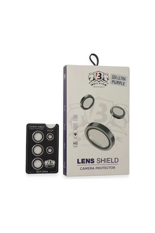 Samsung Samsung Uyumlu Galaxy S24 Ultra Bilvis Titan Kamera Lens - Derin Mor