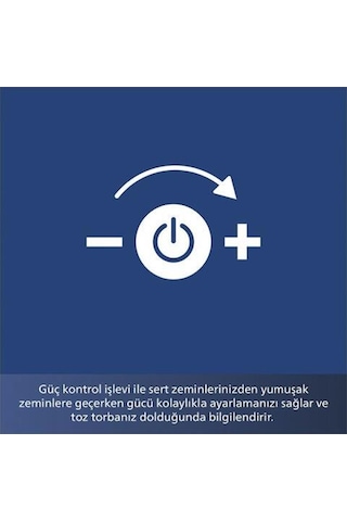 Philips Performer Led XD8122/10 899 W Toz Torbalı Elektrikli Süpürge (Teşhir & Outlet)