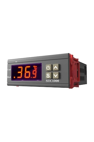 Stc-1000 220v Lcd Ekranlı Problu Termostat Dijital Sıcaklık Kontrol Cihazı