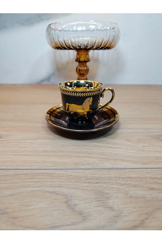 Alita 2li Kahve Fincan Seti - Renkli - 90 Ml