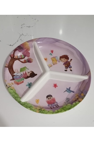 3 Bölmeli Bebek Yemek Tabağı Genel