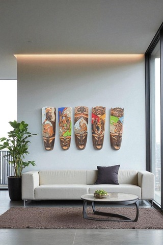 Dekoratif Aborjin Maskesi