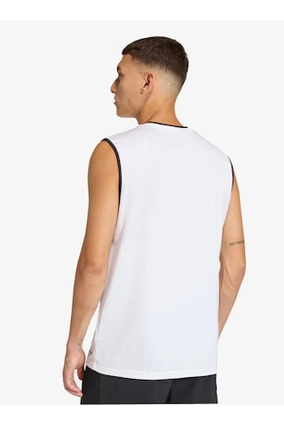 Adidas Kb3928 Entrada26 Sleeveless Jersey Erkek T-shirt Beyaz
