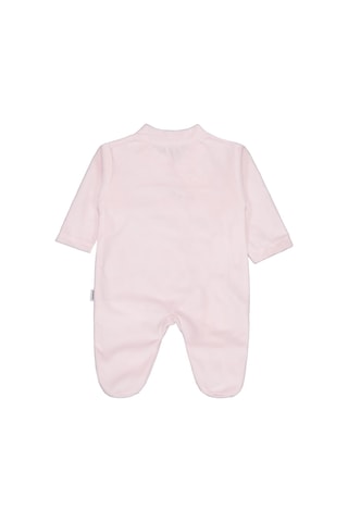 Albimini Minidamla Zürafa Nakış Çıtçıtlı 1-6 Ay Tulum - Pembe