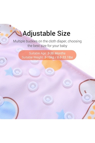Trendooze Yumuşak Yeniden Yaş Ultra Kumaş Kullanılabilir Katmanlı Geeksen Emici Bezleri Bebek 6'lı 5 3 2 - - Ut 3 - 5 Yaş