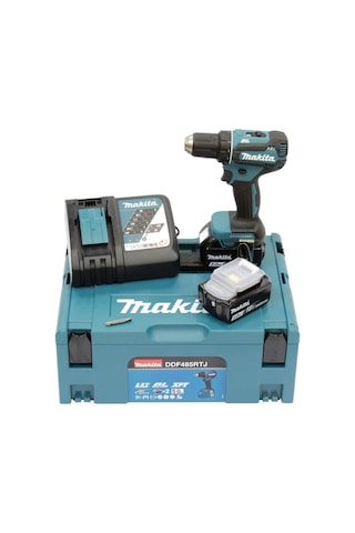 Makita DDF485RTJ 18V 5 Ah Li-ion Çift Akülü Vidalama