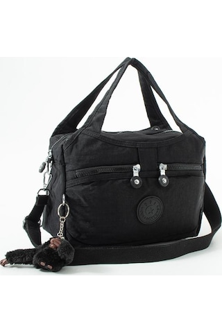 Baginn Klinkır Hafif Yağmur Geçirmez Kadın Postacı Çanta 30 20 Cm El Çantası 571 Collection Siyah