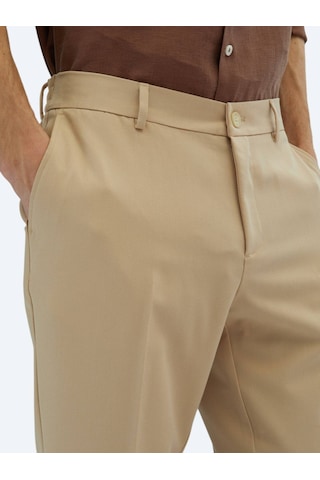 Bej Dokuma Jogging Fit Casual Pantolon Bej