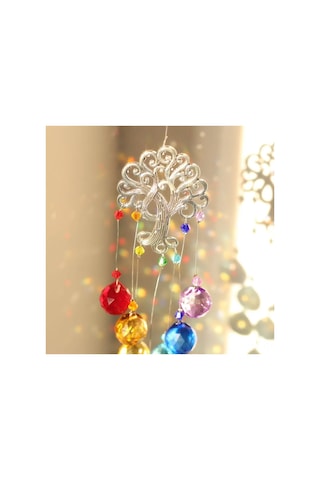 Qingmipy "yaşam Ağacı K9 Kristal Güneş Yakalayıcı, Işık Yansımalı Bahçe & Pencere Dekoru, Rüzgar Çanı"