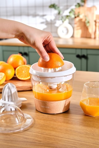 Karaca Freshpulpy Wooden Desenli Elektrikli Narenciye Sıkacağı