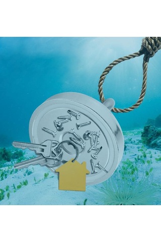Lexroo D48 Güçlü Neodyum Mıknatıs 48mm 75kg Askılı Fishing Salvage Magnet