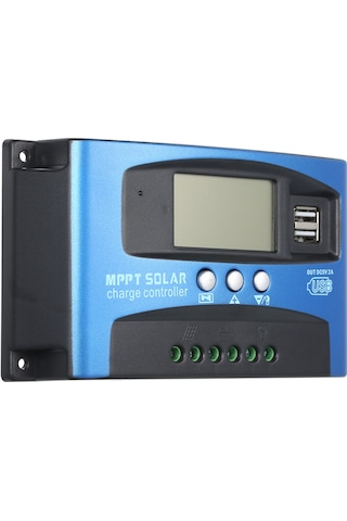 Fosenze 12v/24v Otomatik Uyumlu 60a Mppt Güneş Kontrolörü - Yüksek Verimli Akıllı Batarya Şarj Cihazı