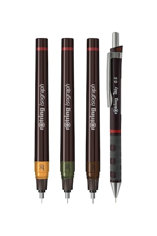 Rotring Isograph Junior Set 0.2-0.3-0.5 Mm + Tikky Mekanik Kurş Diğer