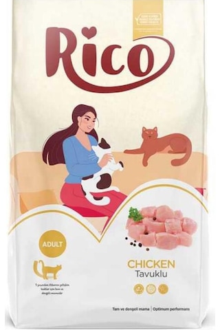 Rico Tavuklu Yetişkin Kedi Maması 15 KG