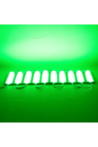 Powermaster 12 Volt 4 Watt Yeşil 3030 10 X 53.8 Mm Ip65 260 280 Lümen 180 Derece Modül Led