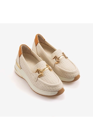 Kemal Tanca Kadın Spor & Sneaker Ayakkabı 3240 Krem