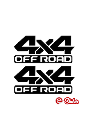 2 Adet 4X4 Off Road Oto Sticker Araba Sticker