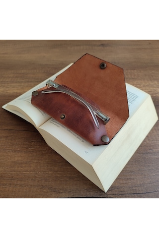 Sumerian Leather Craft Deri Gözlük Kılıfı