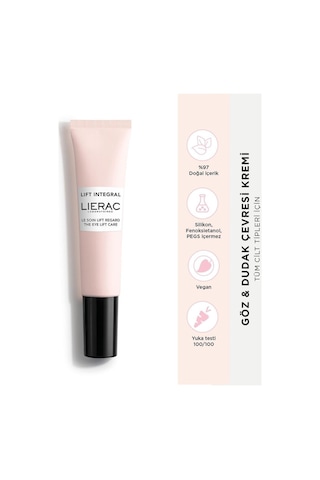 Sıkılaştırıcı, Besleyici, Vegan, Göz Ve Dudak Çevresi Bakım Kremi 15 Ml. Lierac04