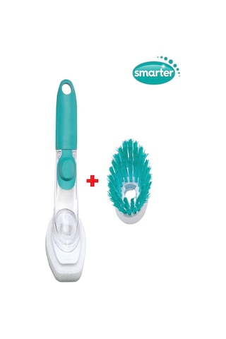 Smarter Deterjan Hazneli Bulaşık Süngeri + Fırça Yedek