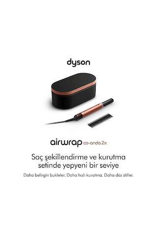 Dyson Airwrap Co-anda2x Saç Şekillendirme Ve Kurutma Seti Amber Silk