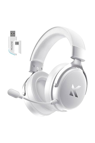 Mchose V9 Pro Icy White 7.1 Surround Kablosuz Gaming Kulaklık Hw-v9-5