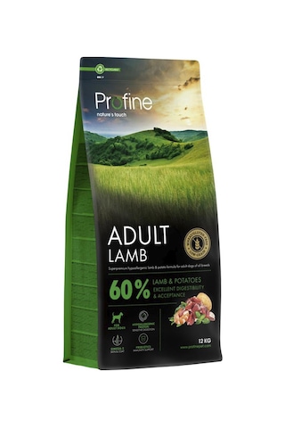 Profine Gluten Free Adult Lamb Glutensiz Kuzu Etli Yetişkin Köpek Maması 12 KG