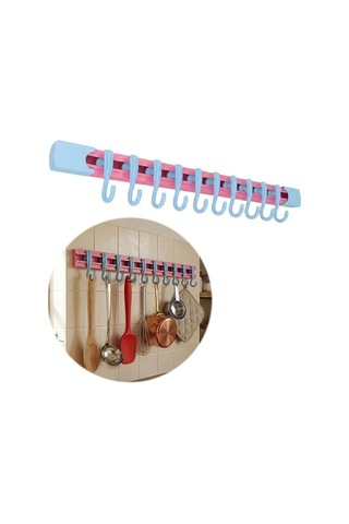 Sn-29183 Yapışkanlı 30 Cm Banyo Organizer Askılık Beyaz
