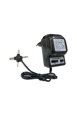 Forline At500 3-12 Volt 500ma Ayarlı Çok Uçlu Adaptör