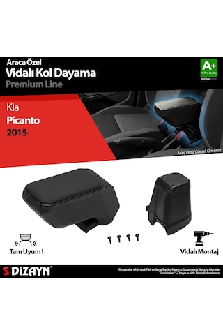 Kia Picanto Kol Dayama Kolçak Abs Vidalı Siyah 2015 Üzeri A+kalite