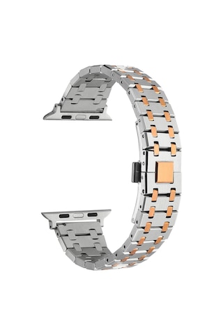 Watch 38mm Uyumlu Krd-83 Metal Zore Kordon-gümüş-rosegold