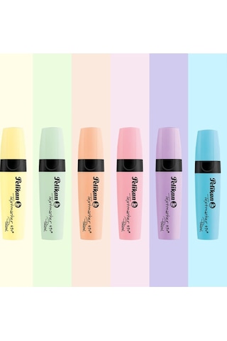 Onabana Pelikan 490 Pastel Fosforlu Kalem 6'lı Set Turuncu