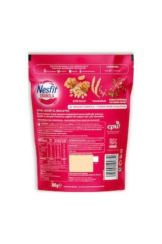Nesfit Granola 300gr Kabak Çekirdeği Ve Turna Yemişli X2