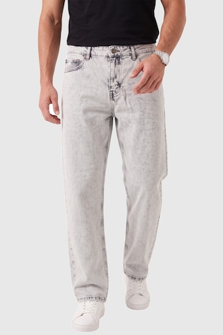 Deepsea Erkek Taş Açık Yıkama Taşlamalı Baggy Fit Likralı Bol Paça Jean Kot Pantolon 2600057
