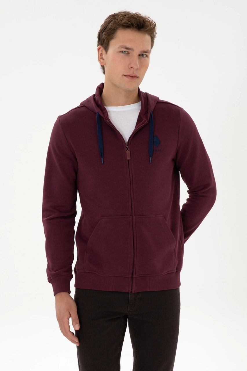 U.s. Polo Assn. Erkek Plum Hırka Örme 50307765-vr177 New Plum