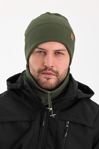 Erkek Balıkçı Style %100 Pamuklu Kaşkorse, Terletmez, Ultra Hafif, Yumuşak Bere Boyunluk Takım - Standart / Haki Haki