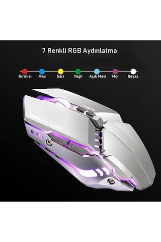 Soopii G20 Kablolu Mekhanik Oyuncu Lazer Mouse