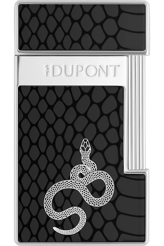 S.t. Dupont Slimmy Siyah Lake Çakmak 28076 Gri