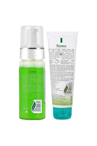 Himalaya Neem Özlü Arındırıcı Yüz Temizleme Köpüğü 150 ML + Peeling Etkili Arındırıcı Maske 75 ML