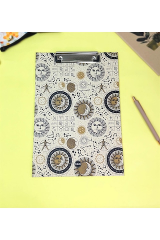 Ay Ve Güneş Tarot Tasarımlı Sekreterlik